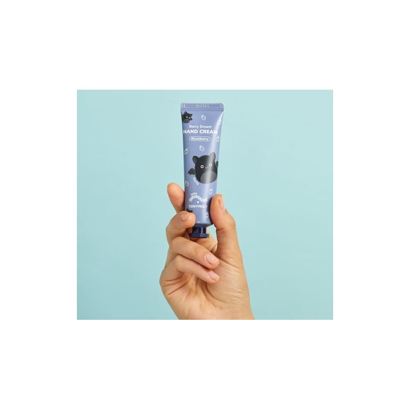 TONYMOLY x Squishmallows Hand Cream, Blackberry Moisturizing, Hydrating and Nourishing