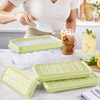 64-Cube Ice Tray Set for Freezer – Easy-Press Silicone Molds