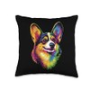 Corgi Welsh Corgi Cardigan Dogs Cute Welsh Corgis Throw Pillow