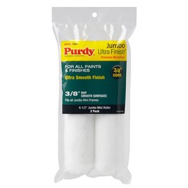 Purdy Ultra Finish Microfiber 3/8 in. x 6.5 in. W Mini Paint Roller Cover For All Surfaces 2 pk
