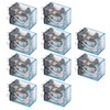 10Pcs Coil Power Relay Small Intermediate Electromagnetic 8 Pin 2