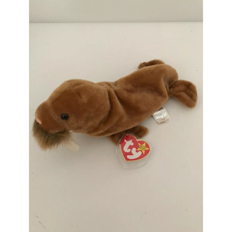 Ty ORIGINAL BEANIE BABY - "PAUL THE WALRUS" - MWMT/s