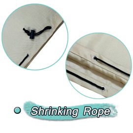 Waterproof trimmer cover and engine waterproof cover are suitable for trimming machine, lawn mower, electric saw, hedge and rod saw. 600D heavy Oxford cloth 12D x 15.6h inch（3pack） (khaki-600D（3pack）)