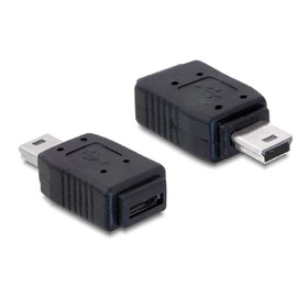 DeLock USB Adapter - Mini-B Male (M) / Micro-B Female (w)