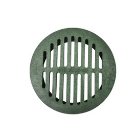 NDS 50, 6 Pulgadas. Cubierta de Drenaje de Rejilla Redonda, se Conecta al Drenaje de lavabos Speed-D, tuberías de Drenaje y Accesorios, para césped pequeño, paisajismo y Patios, Verde