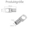 Pack of 20 cable lugs, pipe cable lugs, M8, SC16-8,