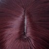 Women Wig Wine Red Button Hair Net Portable Compact Practical