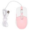 Wired Mouse Ergonomic Streamlined Cool RGB Optical Sensor Gaming Mechanical