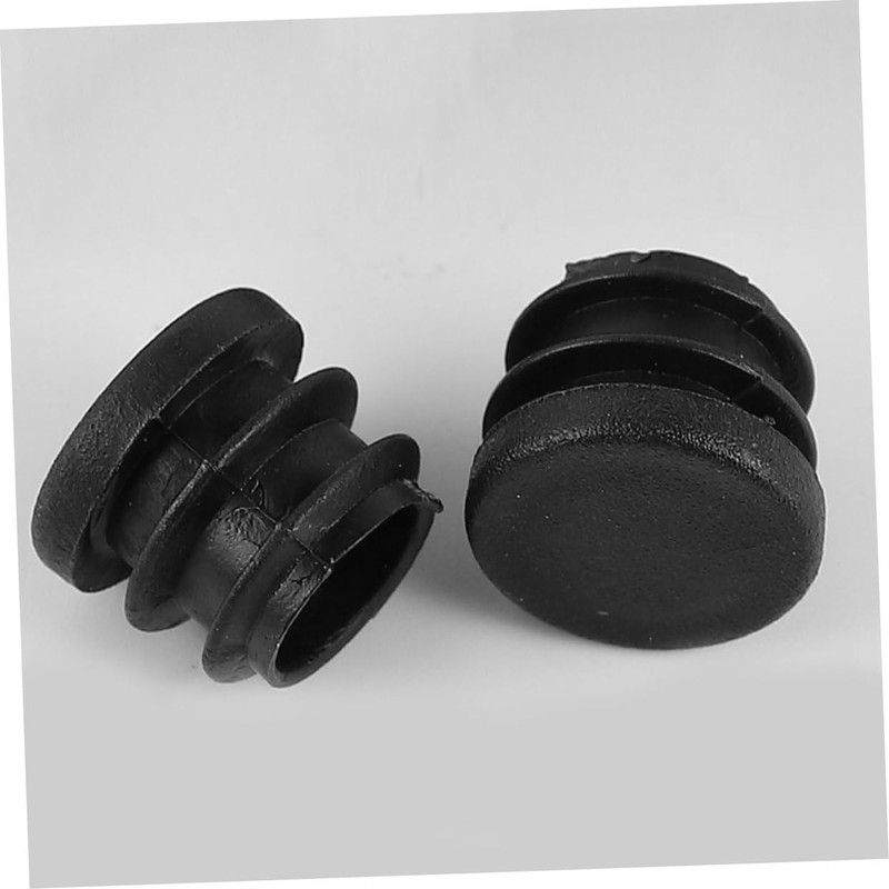 BIUDECO 50pcs Round Plastic Tubing Plugs End Caps for Chair