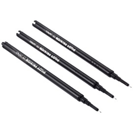 Pilot Pen 2265001F - Ersatzminen Frixion Point, Stärke 0,5 mm, Schreibfarbe schwarz, 3 Stück