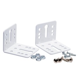 Pair of Grass 00436-37 Zargen Metal Drawer Box Universal Replacement Bracket Parts for Integra, Harn, and Multi Tech Kitchen Cabinet Glides, Left/Right