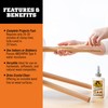 Gorilla Dries Clear Wood Glue, 4 Ounce Bottle (Pack of