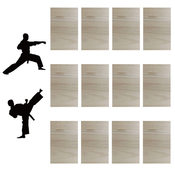 JIDOFUE 12 x Reusable 3 mm Karate & Taekwondo Breaking