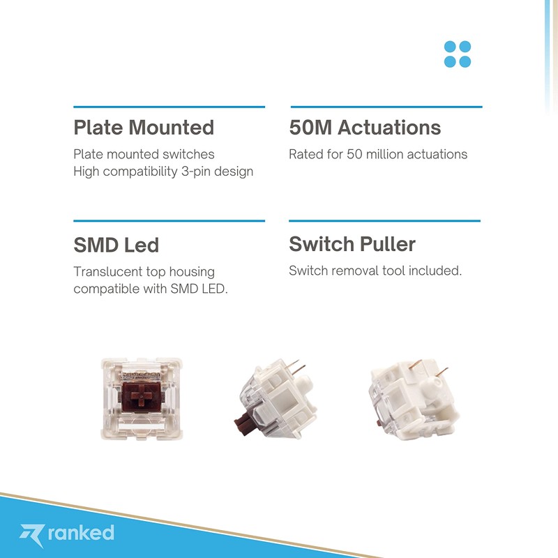 Ranked Gateron ks-9 Key Switches for Mechanical Gaming Keyboards |