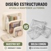 Set de 4 Bolsas de Maquillaje de Malla para Viaje,