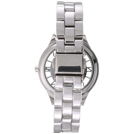 Nine West Reloj para dama extensible de acero color plateado NW2589WTSV