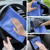Gucass Pack of 10 Microfibre Car Cloths, 500 GSM Polishing