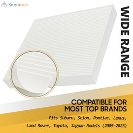 Seentech CF10285 Cabin Air Filter 2-Pack – Compatible with Popular SUV/Sedan Models (2005–2023) – Multiple Fiber Layers for Clean Cabin Air – Designed for Heating and Cooling Vent System Performance