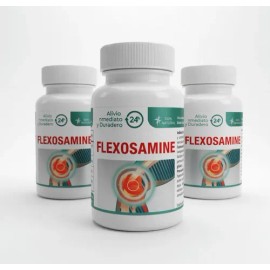 X3 Flexosamine Suplemento Con Magnesio, Colágeno Glucosamina