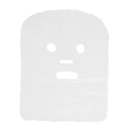 Gasa facial para alta frecuencia, cubierta de máscara de hoja, 100 hojas desechables de algodón facial gasa de belleza precortada transpirable altamente absorbente máscara facial