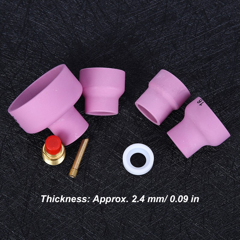 Ceramic Sandblast Nozzle Alumina Sand Blasting Ceramic Nozzle Cups Welding