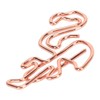 100pcs Flamingo Paper Clip Cute Animal Shape File Note Page