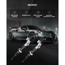 SCITOO Power Steering Rack and Pinion Assembly with Tie Rod End AEF-8064B For Ford For LTD 1984-1986,For Ford For Mustang 1985-1993,For Ford For Thunderbird 1984-1988,For Lincoln Continental 1985-1987