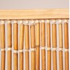 TACHILC Boho Wood Beaded Curtain for Doorways – Natural Beaded
