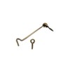 Hook and Eye Latch 7.5cm Retro Cabin Hooks Outside Solid