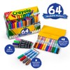 Crayola Washable Broad Line Marker Variety Set (3 Styles), Classroom