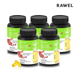 Roel Wellup Norway RTG (rTG) Omega 3 90 capsules 5 bottles for 3 months Vitamin D/Vitamin E / 로엘 웰업 노르웨이 알티지(rTG) 오메가3 90캡슐 3개월 5통 비타민D/비타민E