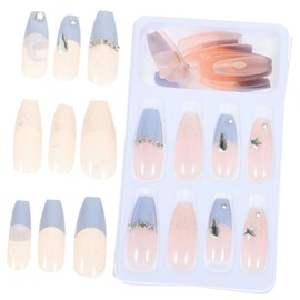 FRCOLOR 1set Press Nails for Women Sea Salt Color Easy Application False Nails for Manicure