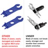 APOMOONS Key Tensioner Set Aluminium Tool Wrench for PV Plug,