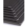 Kalolary Carbon Fiber Board, Real Carbon Fiber Sheets 0.5mm-5mm, 100%
