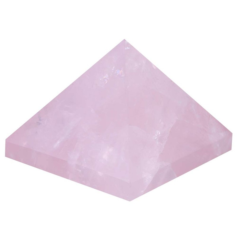 Energy Statue Pink Ancient Egypt Rose Quartz Pyramid, Crystal Pyramid,