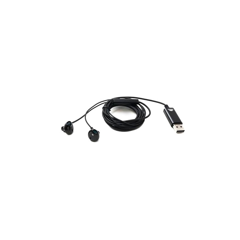 SYTEM-S Stereo In-Ear Noise Cancelling Headphones 2 m USB 2.0