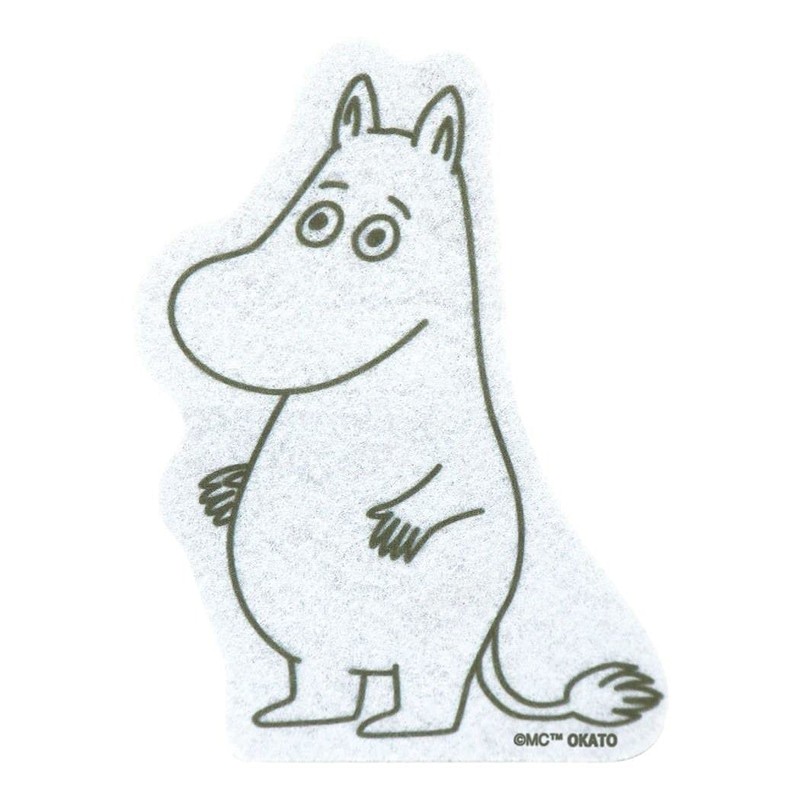 Non-woven Sponge Kitchen Scrubber Die Cut, Pack of 4, Moomin