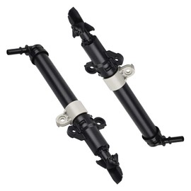 ZumuraAuto Set of 2 Bumper Headlight Washer Nozzle Jet Sprayer Headlamp Cleaning Nozzle Suitable for 2016-2021 Grand Cherokee Replace 68349872AB 68349873AB