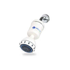 Aqualux Hydro Guard Dechlorinating Shower Filter with Shower Head (White)