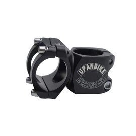 UPANBIKE 25.4mm Bike Stem 28.6mm 32mm Mountain Bicycle Stem Aluminum Alloy Short Stem for Road Bike MTB BMX(Black)