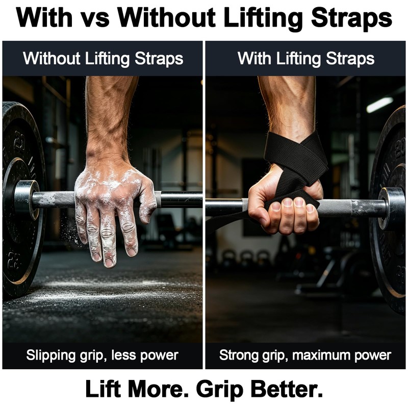 Lifting Straps - Wrist Straps for Men and Women
