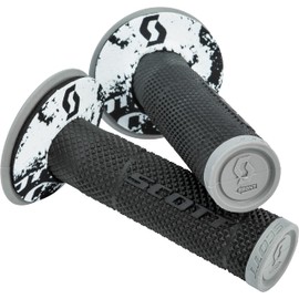 SCOTT 219624-1001 SX II + Donut Motocross Grips, Black/Grey
