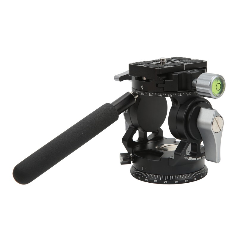Camera Panoramic Tripod Head Aluminium Alloy with Handle Light Camera
