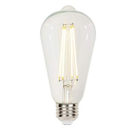 Westinghouse 4518200 4.5 Watt (40 Watt Equivalent) ST20 Dimmable Clear Filament LED Light Bulb, Medium Base, Warm White