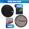 X AUTOHAUX Black Fuel Tank Cover Door Gas Filler Cover