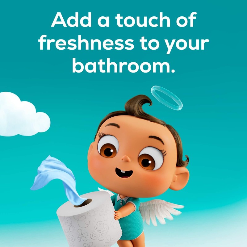Angel Soft Toilet Paper with Fresh Linen Scented Tube, 8