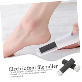 WOONEKY 4pcs Electric Pedicure Roller for Dead Skin Removal Compatible Foot Files Peeling Tool for Smooth Feet Coarse Fine Grit