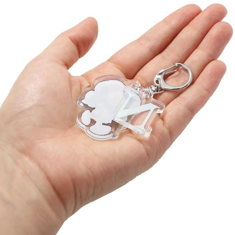 Snoopy 106204 [Initial Acrylic Keychain] Keyring/N Peanuts