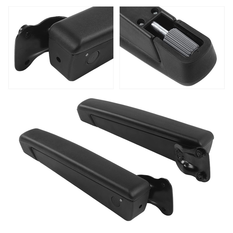 Adjustable Seat Armrest Universal 2PCS Left Right Car Seat Armrest