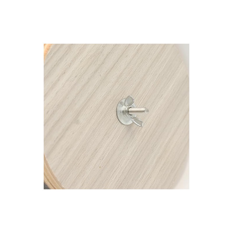 cSeao 1/4"-20 Die Cast Zinc Metal Wing Nut, Washer Base